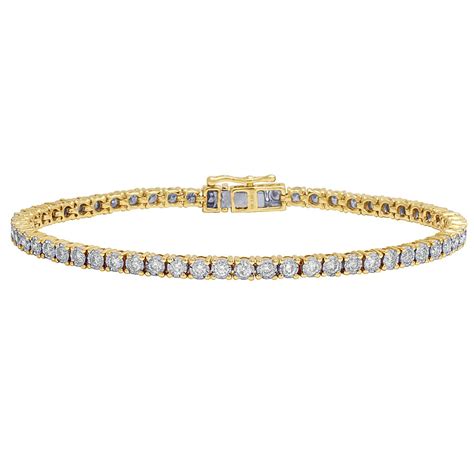 tennis bracelet diamond real.